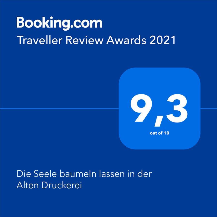 Die Seele Baumeln Lassen In Der Alten Druckerei Viechtach Exterior foto